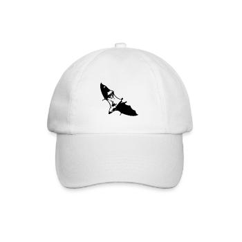 Gliding flying fox - Baseball Cap - white/white - Front