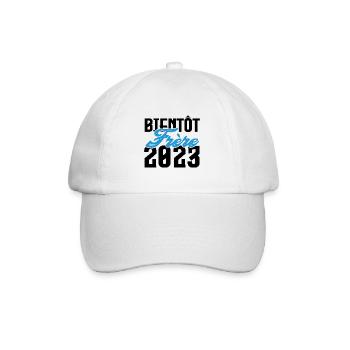 Cadeau Annonce grossesse bientôt Frère 2023. - Casquette classique - blanc/blanc - Devant