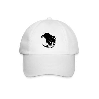 Corbeau intelligent - Casquette classique - blanc/blanc - Devant
