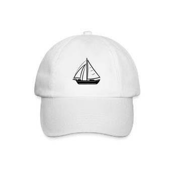 Bateau a voile - Casquette classique - blanc/blanc - Devant