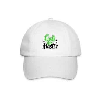 Master's Degree Graduation Graduation University - Baseball Cap - white/white - Front