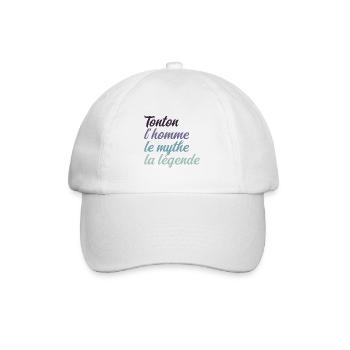 Tonton : L'Homme, Le Mythe et La Légende - Casquette classique - blanc/blanc - Devant