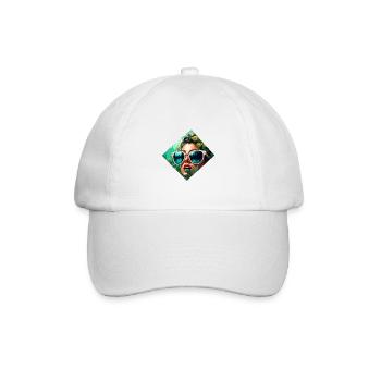 Rockabilly / Pin-up Girl / Girl Power / 50s - Baseball Cap - white/white - Front
