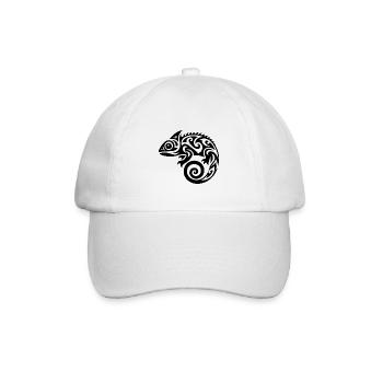 Pretty little chameleon tattoo - Baseball Cap - white/white - Front