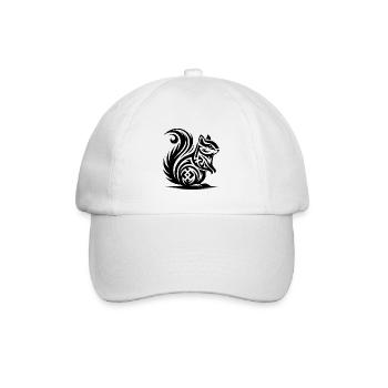 Petit mignon bébé écureuil style de tatouage - Casquette classique - blanc/blanc - Devant