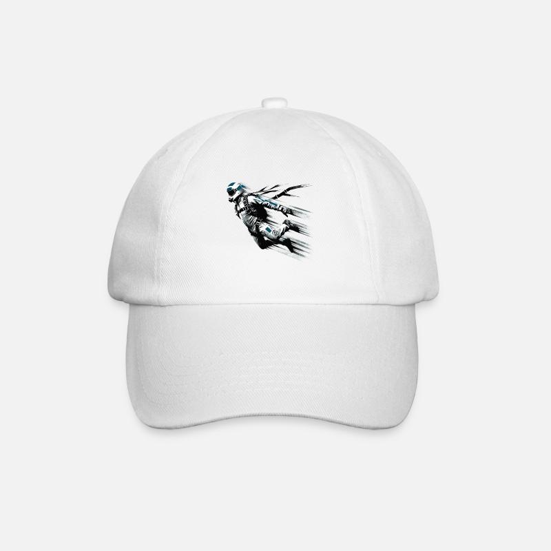 Parachutiste Jumping Style Graffiti - Casquette classique - blanc/blanc