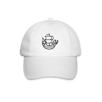 Bateau pirate - Casquette classique - blanc/blanc - Devant