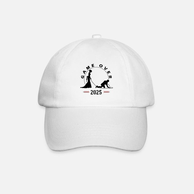 Game Over 2025 Mariage - Casquette classique - blanc/blanc