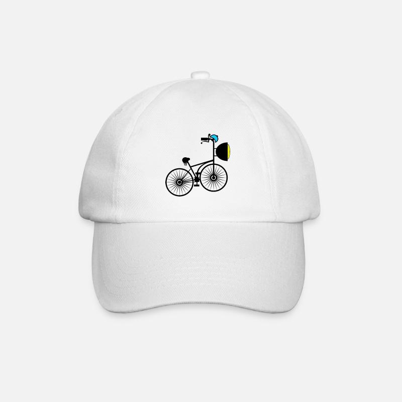 Vélo fou - Casquette classique - blanc/blanc