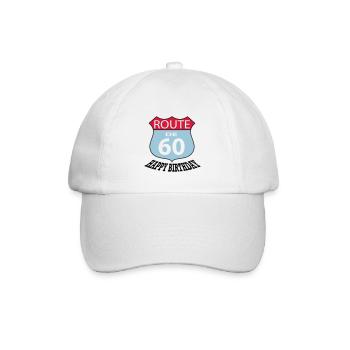 Birthday Birthday Route 60 - Baseball Cap - white/white - Front