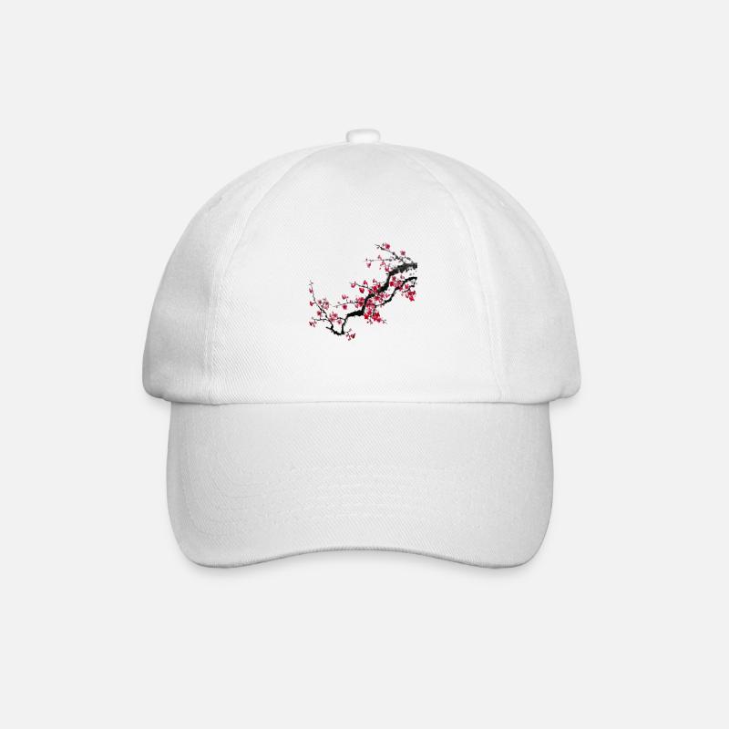 Japan Kirschbaum - Baseballkappe - Weiß/Weiß