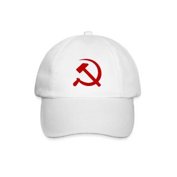 Faucille et marteau - Casquette classique - blanc/blanc - Devant
