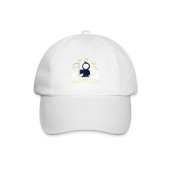 Grim Reaper Squelette Ficphilia. Poison - Casquette classique - blanc/blanc - Devant