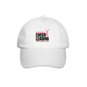 Cheer Graphic Cheerleading Cheerleader Gymnast Dan - Baseballkappe - Weiß/Weiß - Vorne
