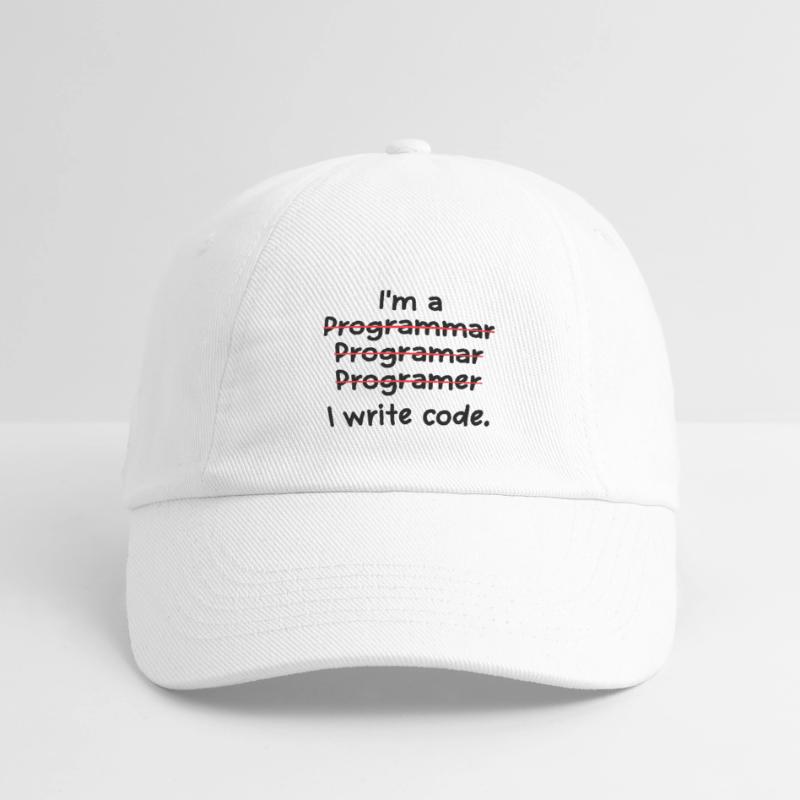 I'm A Programmer I Write Code Computer Scientist A Baseballkappe