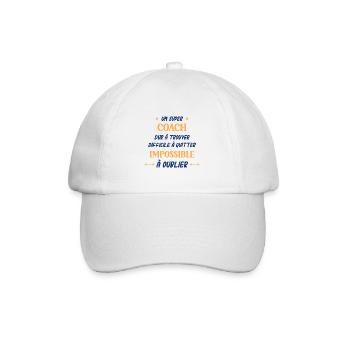 Un super coach dur a trouver - Casquette classique - blanc/blanc - Devant