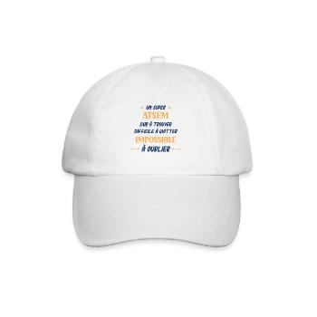 Un super atsem dur a trouver - Casquette classique - blanc/blanc - Devant