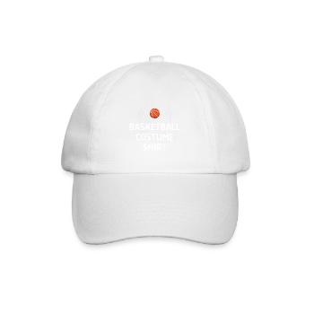 Basketball Spieler Basketballer Sprüche Geschenk - Baseballkappe - Weiß/Weiß - Vorne