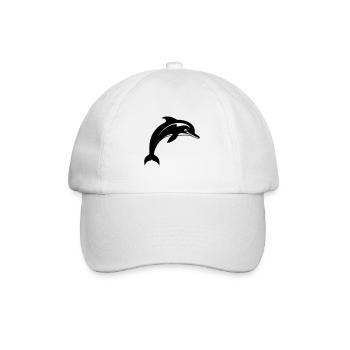 Dolphin - Baseball Cap - white/white - Front