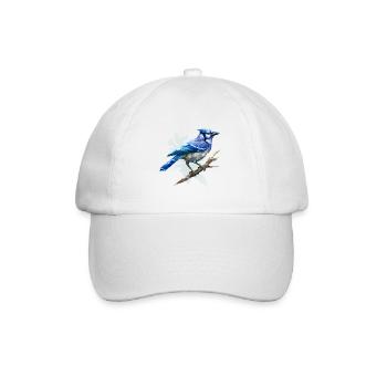 Geai bleu - Casquette classique - blanc/blanc - Devant