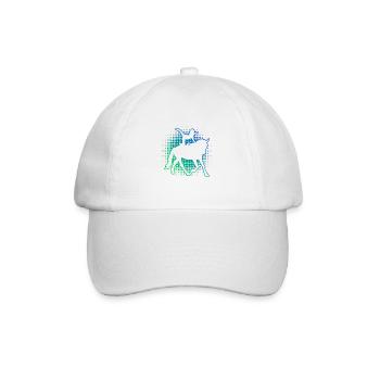 Voltige, discipline athlétique, art équestre - Casquette classique - blanc/blanc - Devant