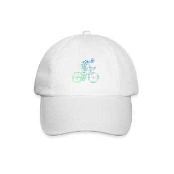 Roadbike Road Bike Road Cycling Road Cyclist - Baseball Cap - white/white - Front