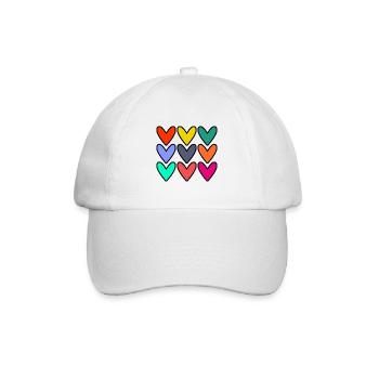PAAR. ICH HABE GERADE GEHEIRATET. Junggesellinnenabschied. VALENTINSTAG. MARIES - Baseballkappe - Weiß/Weiß - Vorne
