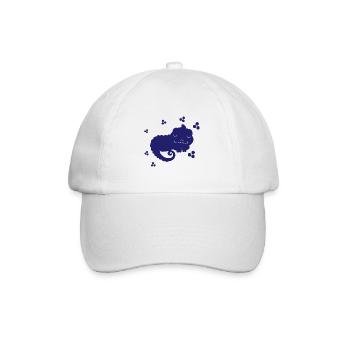 Salamandre - Animal amphibien - Casquette classique - blanc/blanc - Devant