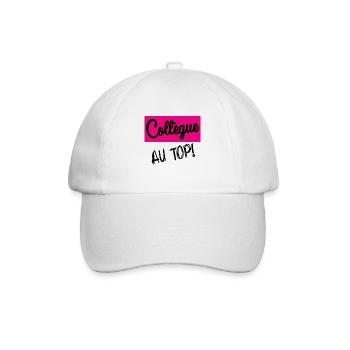 COLLEAGUE - Baseball Cap - white/white - Front