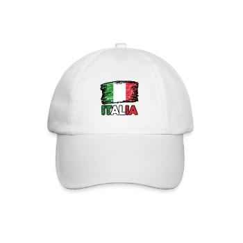 Italia Italian Italian Italy - Baseball Cap - white/white - Front