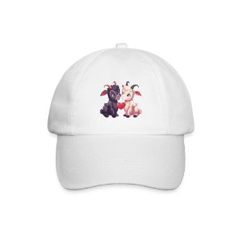 Coeur de Chèvre Saint-Valentin - Casquette classique - blanc/blanc - Devant