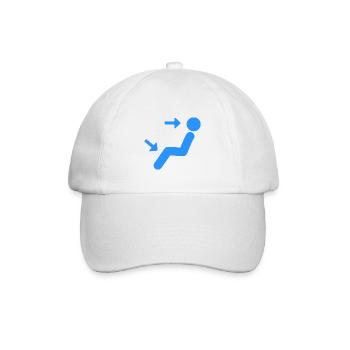Air conditioning ventilation indicator light Auto Icon - Baseball Cap - white/white - Front
