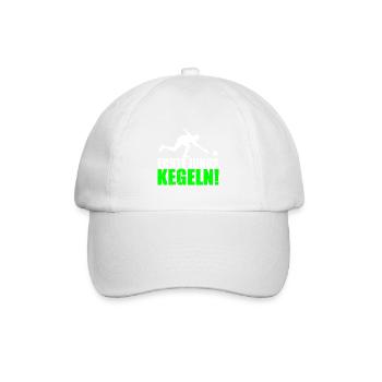 Real boys bowling - Baseball Cap - white/white - Front