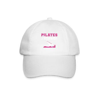Pilates Posture Buddhist Gift - Baseball Cap - white/white - Front