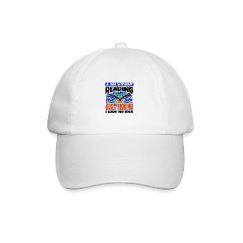 Cadeau d’amoureux des livres une journée sans lire juste - Casquette classique - blanc/blanc - Devant