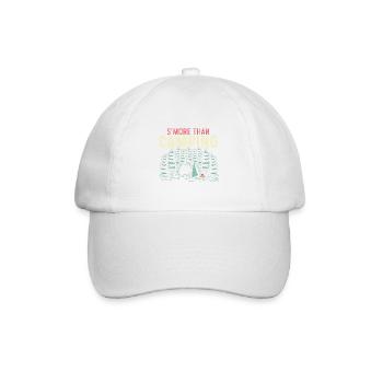S’more comme camping randonneur ou camping-car Geschen - Casquette classique - blanc/blanc - Devant