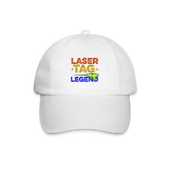 Most Valuable Lasertag Legend Lasergame Lasertag P - Baseballkappe - Weiß/Weiß - Vorne