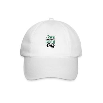 Don chrétien Jésus et dons d’huiles essentielles - Casquette classique - blanc/blanc - Devant