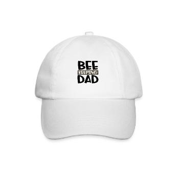 Imker Geschenk Spaß Bienenhaltung Papa Geschenkidee - Baseballkappe - Weiß/Weiß - Vorne
