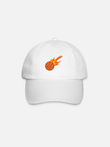 Basketball Basketballer - Baseballkappe - Weiß/Weiß