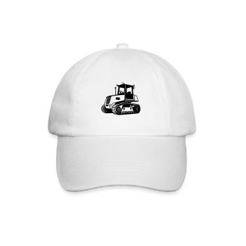 bulldozer - Casquette classique - blanc/blanc - Devant