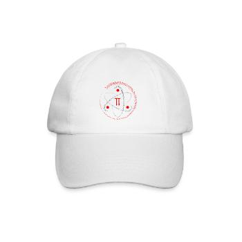 Rotate Pi number - Baseball Cap - white/white - Front
