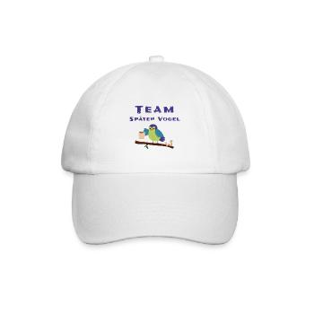 Late Bird Morning Grouch Sleep Shirt - Baseball Cap - white/white - Front