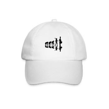 Corps de tambours évolution fanfare tambour musique Perc - Casquette classique - blanc/blanc - Devant