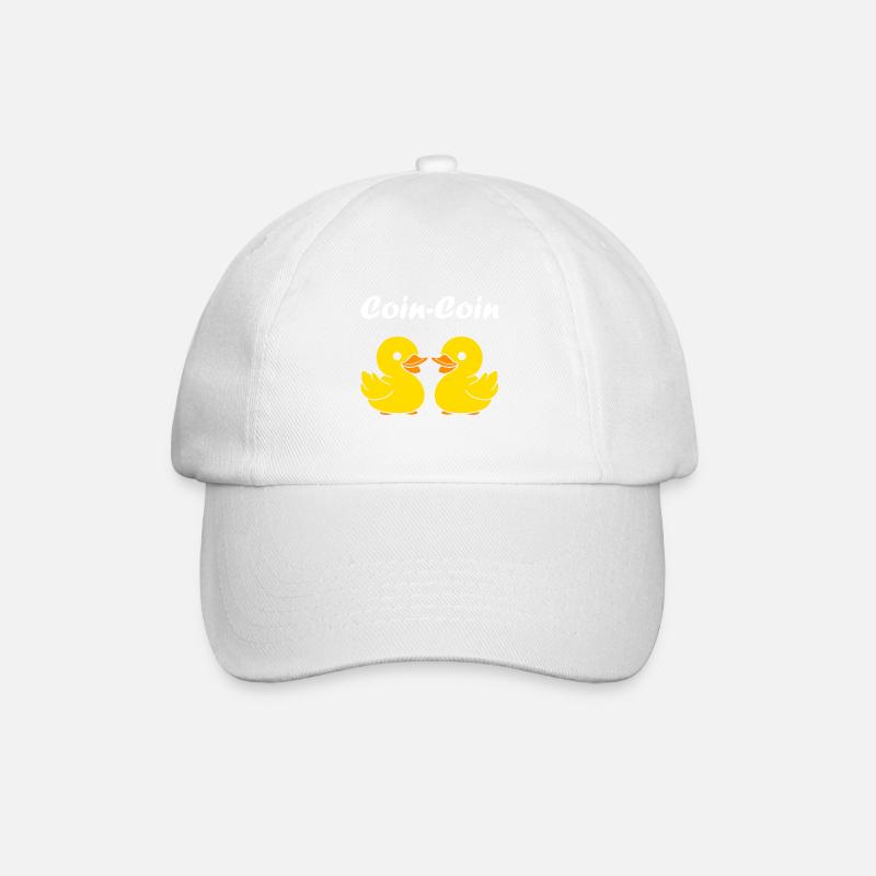 humour canard - Casquette classique - blanc/blanc