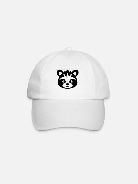 Panda roux - Casquette classique - blanc/blanc