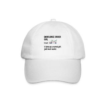 Ambulancier Chauffeur Fille Identique À Une Fille Normale EMS Pa - Casquette classique - blanc/blanc - Devant