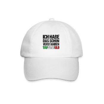 Italy Italian Vaffanculo - Baseball Cap - white/white - Front
