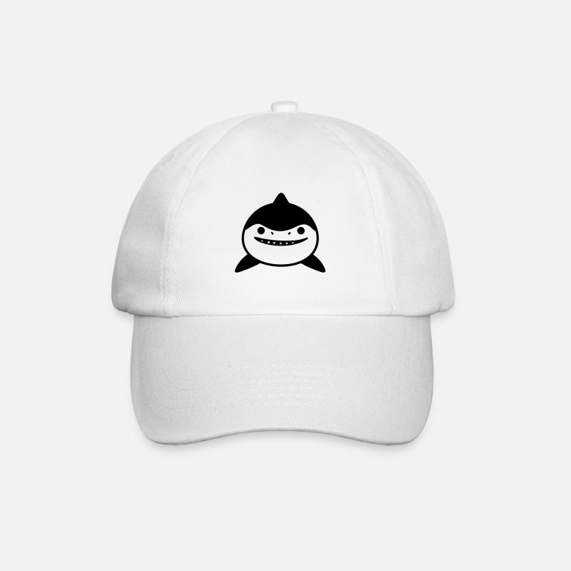 Requin - Casquette classique - blanc/blanc