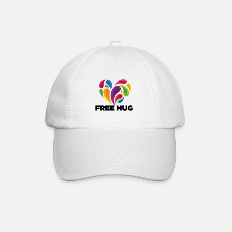 Free hug - Casquette classique - blanc/blanc
